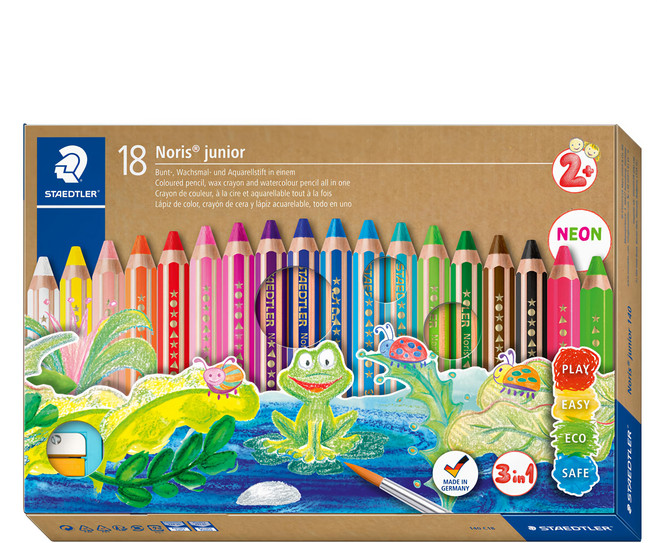 STAEDTLER 施德樓 諾里斯兒童 色鉛筆 140, 18色, 1組