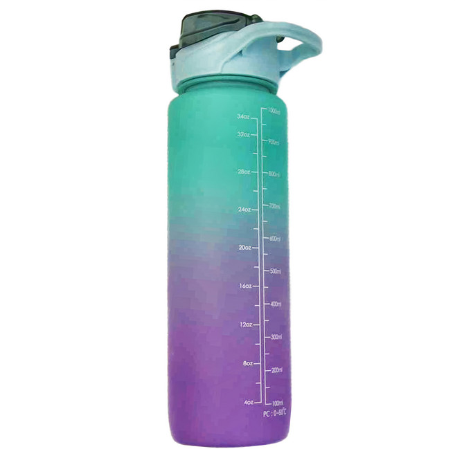 HIKARI 日光生活 運動水壺, 漸層粉彩, 1L, 1個