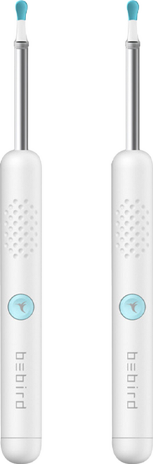 bebird 蜂鳥 智能可視採耳棒 R1 白色 55g, 2支, 1入