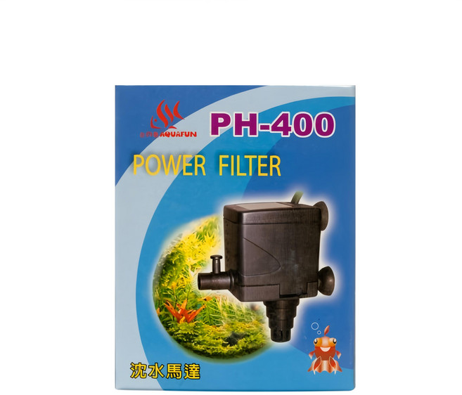 AQUAFUN 水之樂 PH-400 沈水馬達 台灣製造 強力吸盤 海/淡水缸適用, 4.5W, 1個