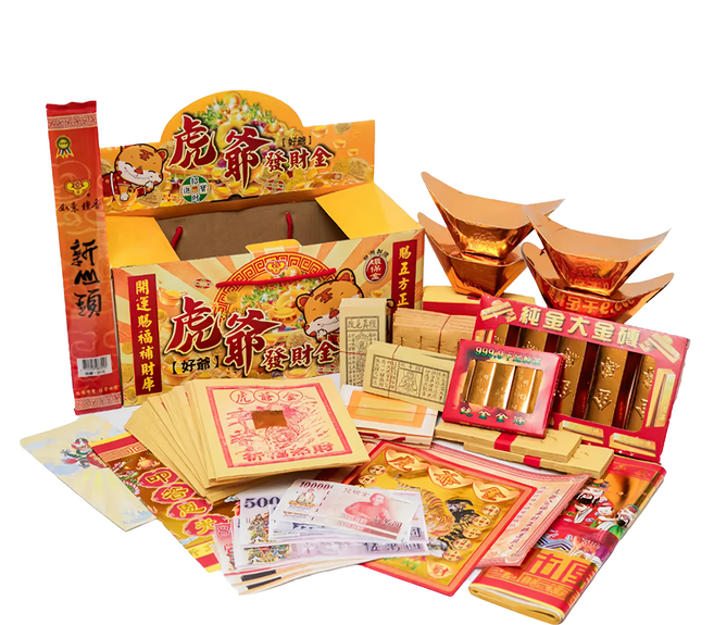 如意檀香 虎爺發財金, 1個