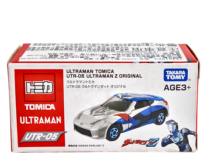 TOMICA UTR05 超人力霸王 TM91963 3歲以上適用, 傑特 銀色 + 藍色 + 紅色, 1個