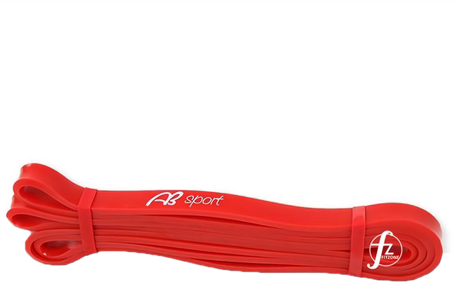AB Sport (12~30LB) 阻力帶 136g, 紅色, 1個