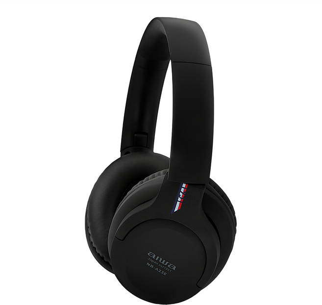 aiwa 愛華 Wireless 耳罩式 耳機 內建麥克風 IPX5 40mm單體 35H Playtime 黑色 NB-A23E 藍牙5.2版本
