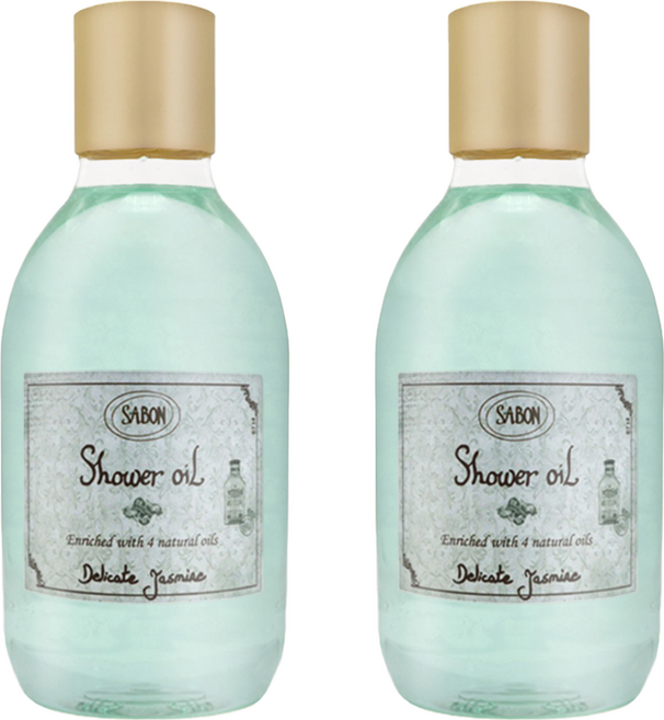 SABON 國際航空版 沐浴油 茉莉花語, 300ml, 2瓶