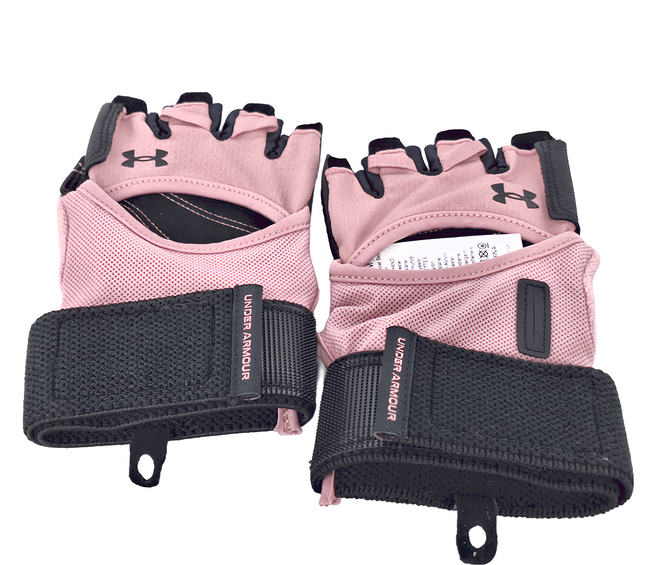 UNDER ARMOUR 安德瑪 重訓手套 女用, 粉色, 1雙