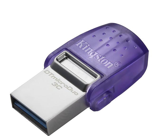 Kingston 金士頓 DataTraveler microDuo 3C 128GB USB-A+ USB-C 隨身碟, 1個