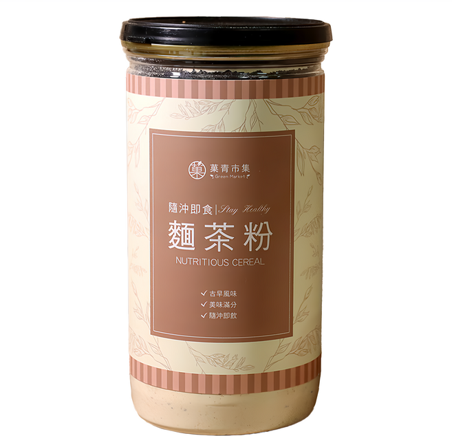 GreenMarket 菓青市集 古早味麵茶粉, 400g, 1罐