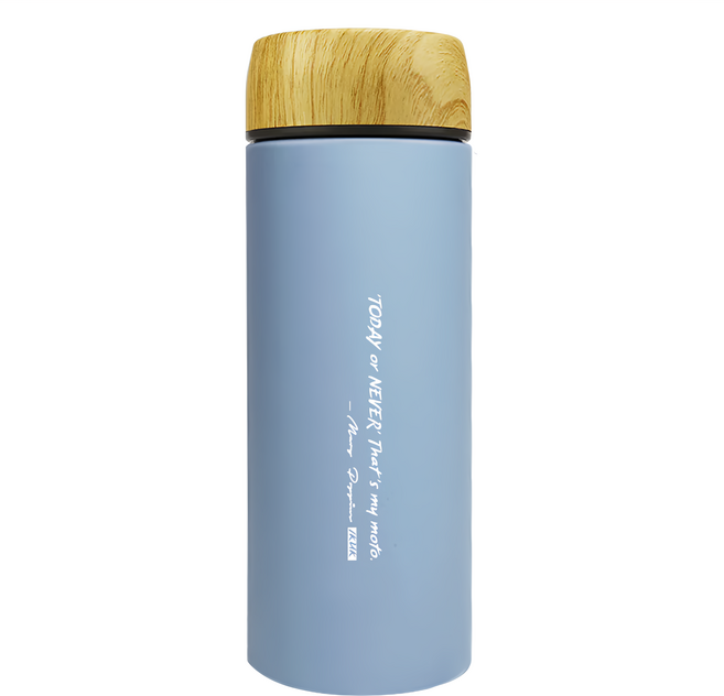 IKUK 艾可 台灣公司貨 保溫瓷芯杯, 藍月藍, 500ml, 1個