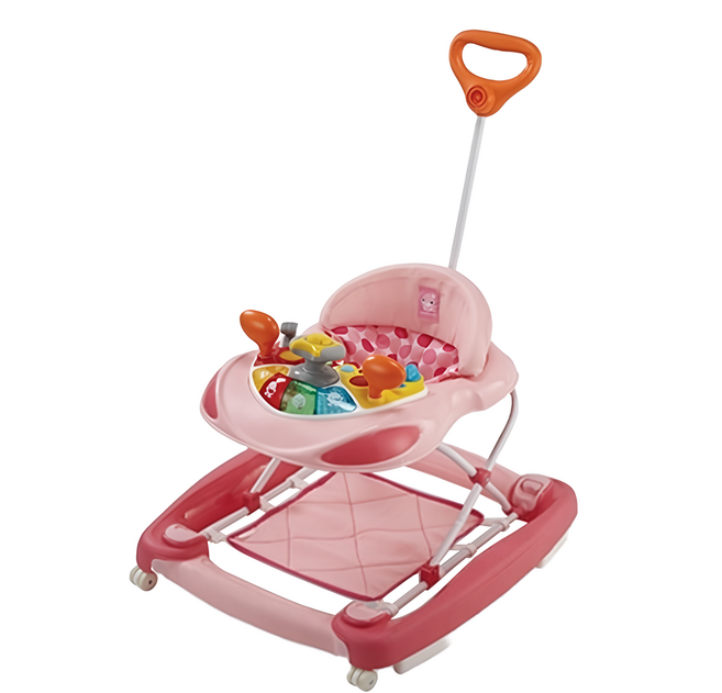 KU.KU Duckbill 酷咕鴨 成長學步車 73 x 66 x 92cm 粉色 6~12個月, 1個