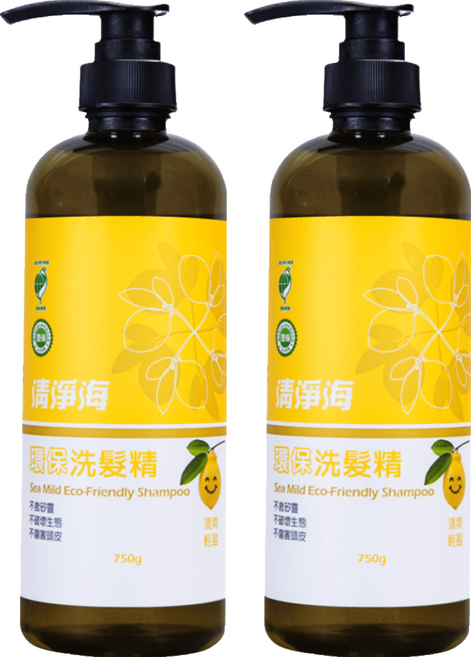 清淨海 環保洗髮精, 750g, 2瓶