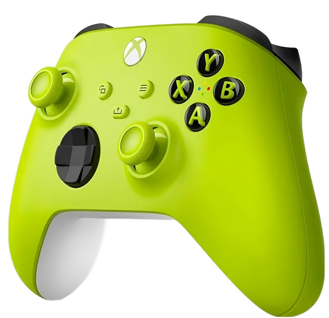 Microsoft 微軟 XBOX 無線控制器 黃色, QAU-00023, 1個