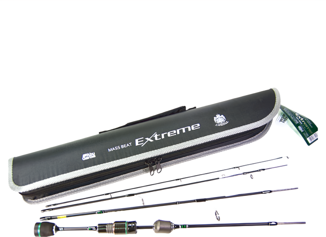 Abu Garcia Mass Beat Extreme MES-622UL 輕量溪流竿 路亞竿 亮片竿 總重量90g 碳纖維90%, 黑色