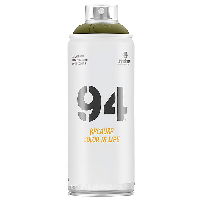mtn 94噴漆 maya green mtn-r0114, 瑪雅棕綠, 1瓶, 400ml