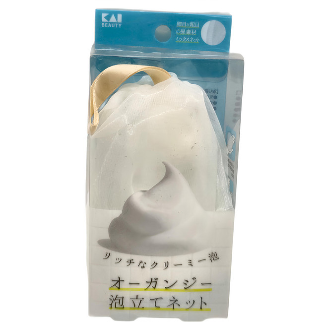 KAI 貝印 玻璃紗起泡網, KQ-3168, 1個