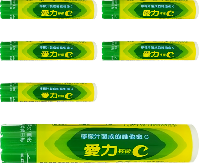 愛力 檸檬C, 22g, 6條