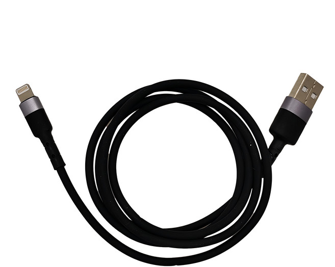 JELLiCO 杰力科 急速快充Lightning編織充電傳輸線 1M 支援3.1A, 黑色, 1個