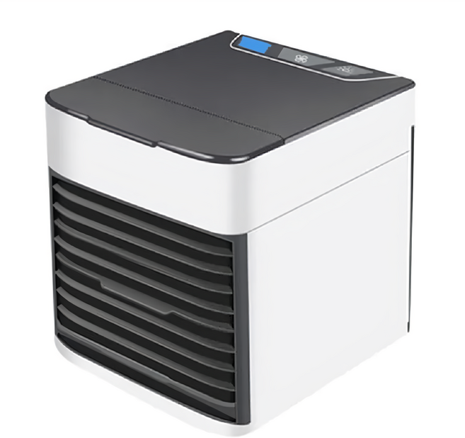 Smart Bearing 智慧魔力 第二代新款迷你霧化冷風機空調扇 極速降溫 淨化加濕 三檔風速 七彩夜燈 雙面PCB控制面板 USB旅充, 1個, ARCTIC STORM Ultra