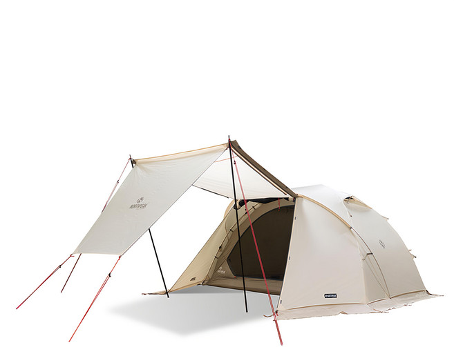 NORTHPEAK Narcissus Dome EX Plus 帳篷, 豆奶色, 4人