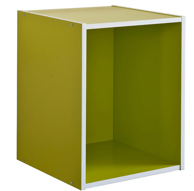 系統簡約加高1格櫃 BQ-131G, 綠色, 1件