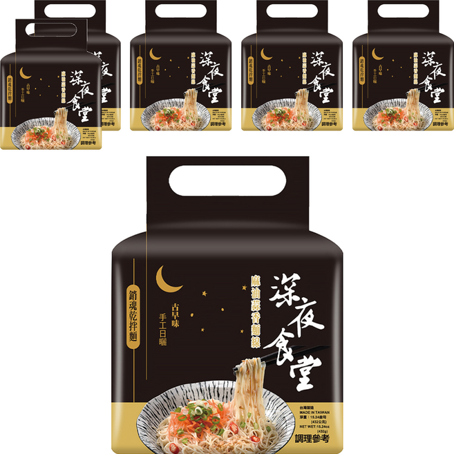 CHI-SHENG 耆盛食品 深夜食堂 麻油蒜香麵線 108g, 24包