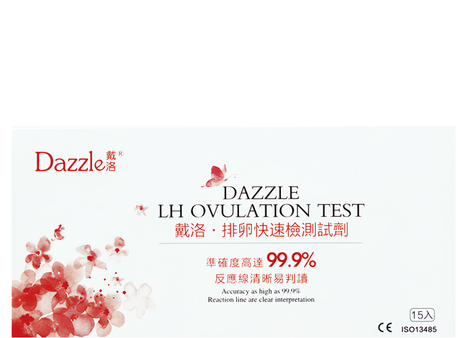 Dazzle 戴洛 排卵快速檢測試劑, 15入, 1盒