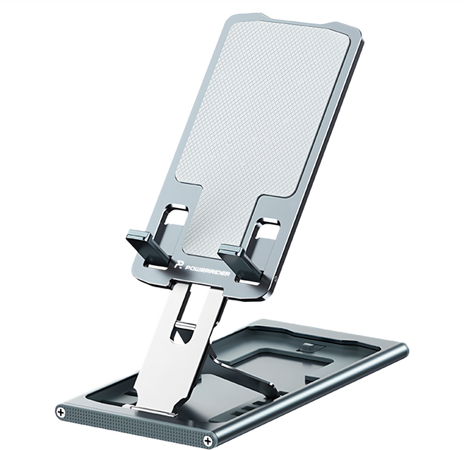 POWERRIDER 鋁合金折疊桌面支架 PH304 140g, 深空灰, 1個