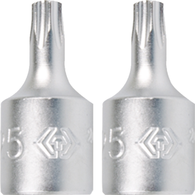 KING TONY 金統立 1/4吋DR.六角星型起子頭套筒 T27 KT201327X, 2個