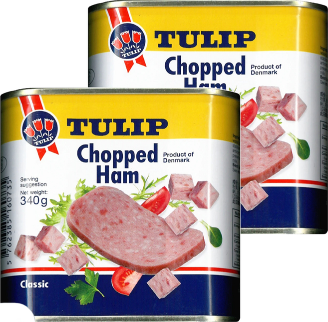 TULIP 火腿餐肉, 340g, 2罐