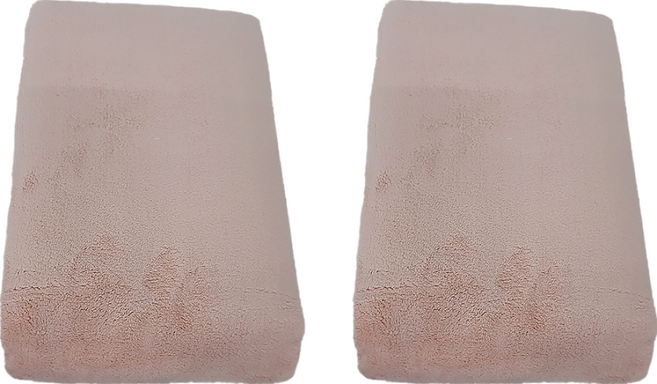 CB JAPAN carari kos系列 超細纖維浴巾 輕柔粉 尺寸W1200 x D600mm, 1組