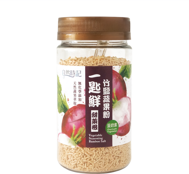 Nature Time 自然時記 一匙鮮 竹鹽蔬果粉 甜菜根, 120g, 1罐