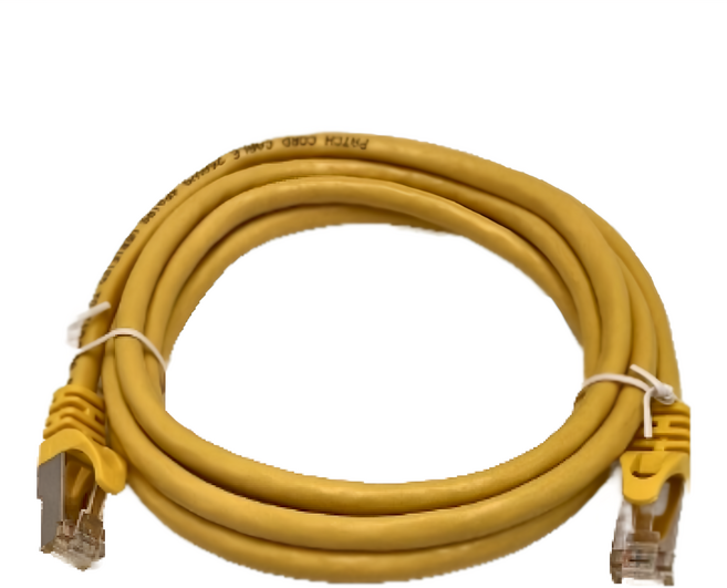 POLYWELL 寶利威爾 CAT6A 高速網路線 10Gbps RJ45 福祿克認證 PW15-W58-J020, 2m, 黃色, 1條