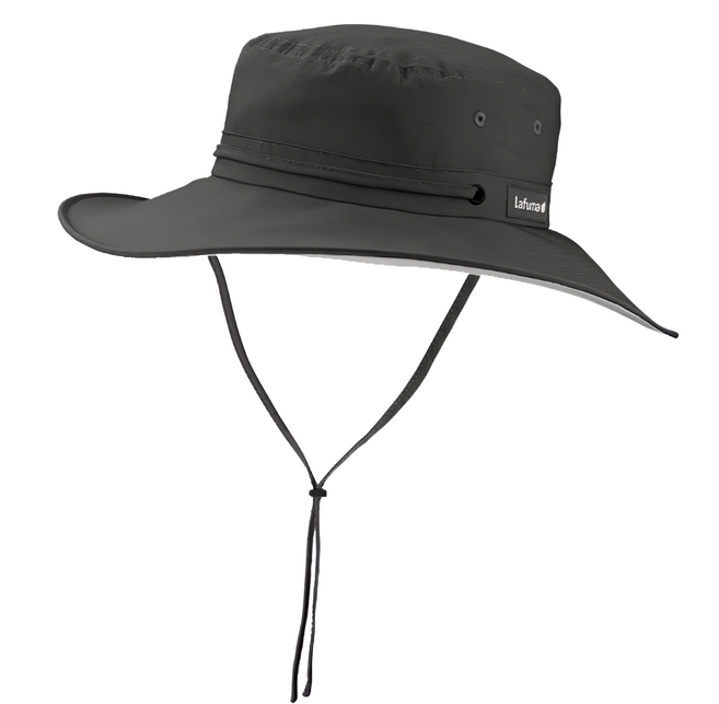Lafuma LAF HAT 女 戶外帽 黑色 100%聚醯胺纖維 排汗快乾效果 附有防風帶