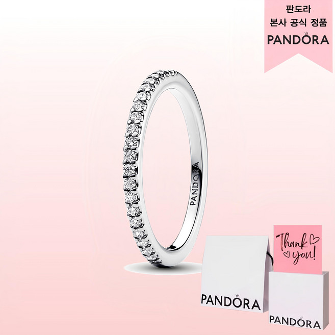 PANDORA 潘多拉 女士戒指 192999C01 附購物袋 + 訊息卡 + 品質保證書