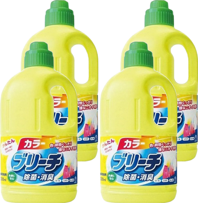 第一石鹼 Laundry Club 漂白劑 有色衣物專用, 2L, 4瓶