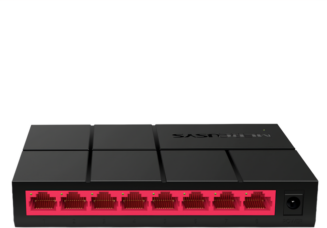 MERCUSYS 水星網路 8埠 10/100/1000Mbps 桌上型交換器, 1個, MS108G