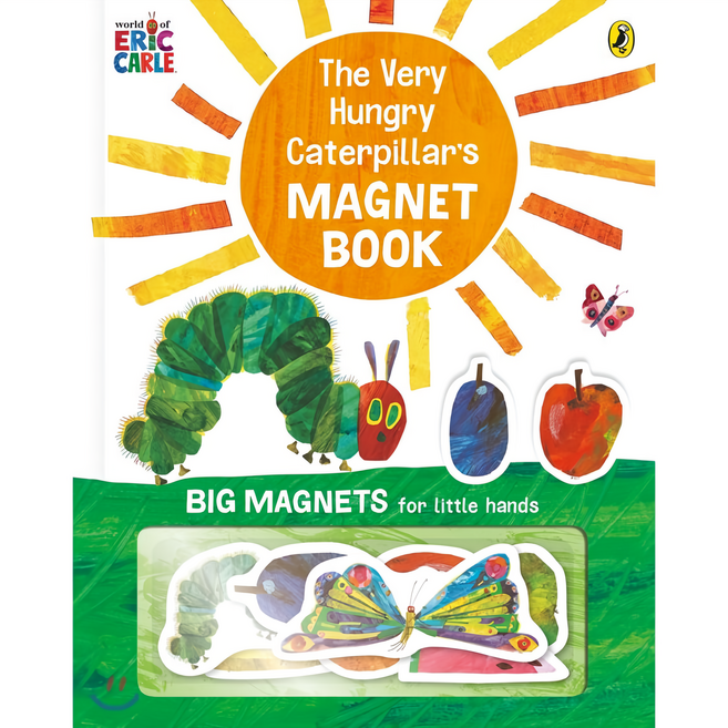 Puffin Books The Very Hungry Caterpillar's 磁鐵書 大磁鐵設計, 精裝