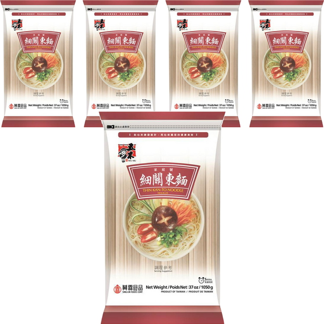 五木 細關東麵, 1.05kg, 5包