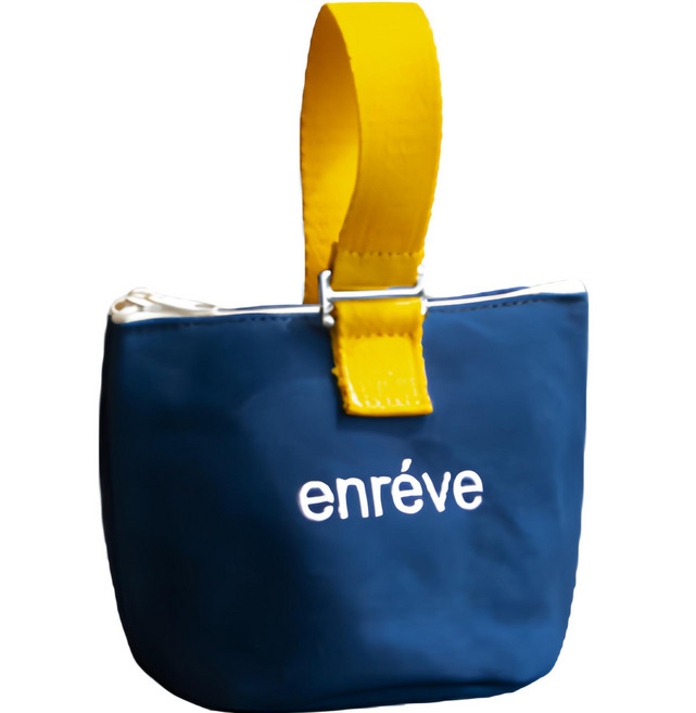 enreve 迷你帆布手拿包, 海軍藍