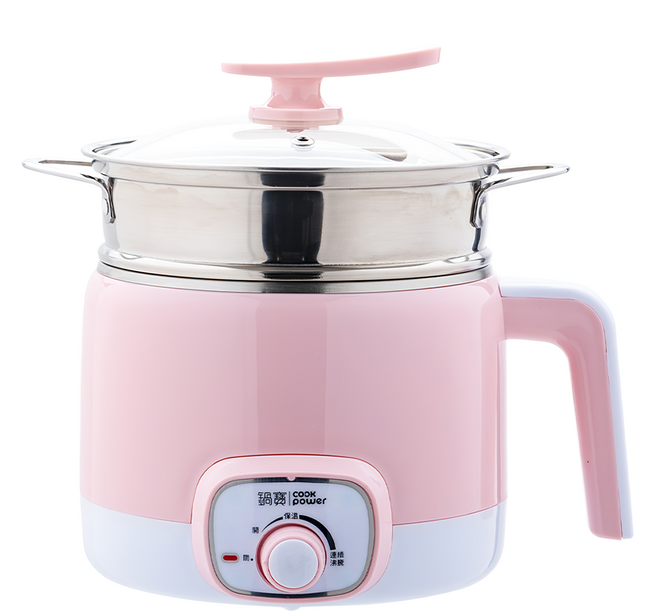cook power 鍋寶 316多功能防燙美食鍋 附蒸籠 1.7L, BF-9312P