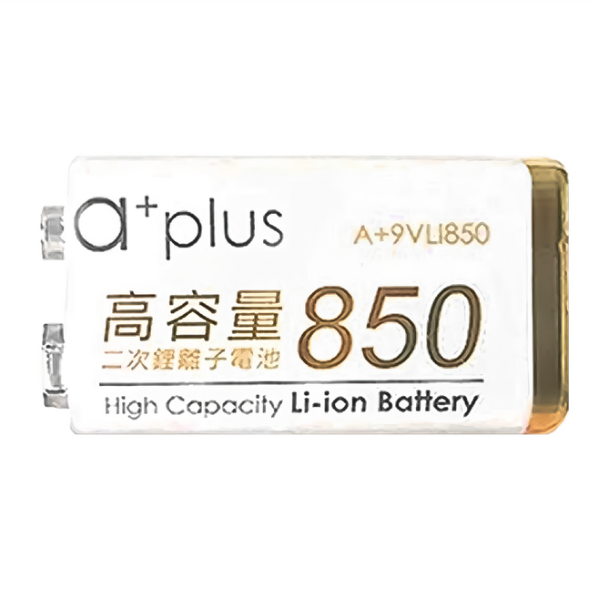 a plus 高容量鋰電池 A+9VLI850, 1入, 1個