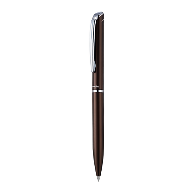 Pentel 飛龍文具 ENERGEL ES 極速金屬鋼珠筆 0.5mm BLP2005, 咖啡桿, 1支