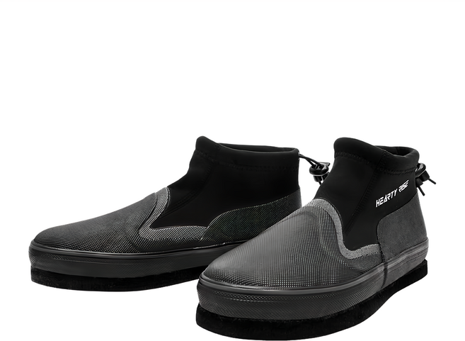 HEARTY RISE 哈帝來斯 低筒毛氈防滑釘鞋 GB-22101, 24, 灰色