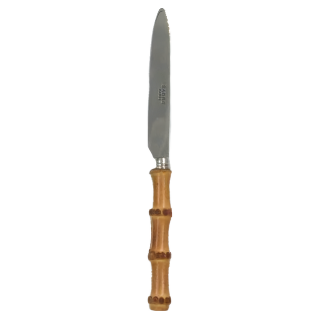 SABRE PARIS 竹 竹子 甜點刀 2392-010-0946, 銀色 + 棕色, 1個