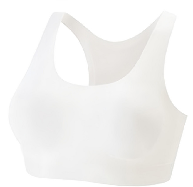 冰絲超薄透氣 加長版包覆運動型保護內衣 第二階段無鋼圈款 運動少女風背心款 088