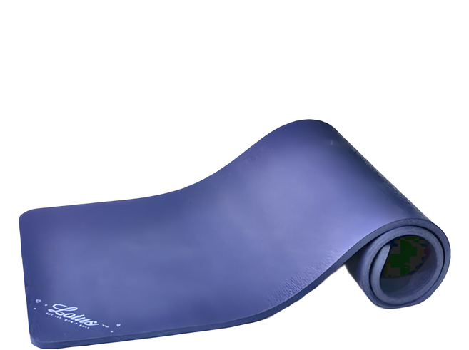 Lotus COZY FITNESS SERIES 雙面壓紋無毒NBR瑜珈健身墊 15mm, 珊瑚蘭姆, 1個