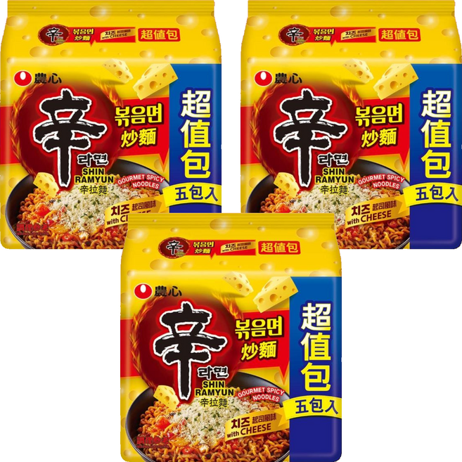 NONGSHIM 農心 辛炒麵 起司風味, 15包