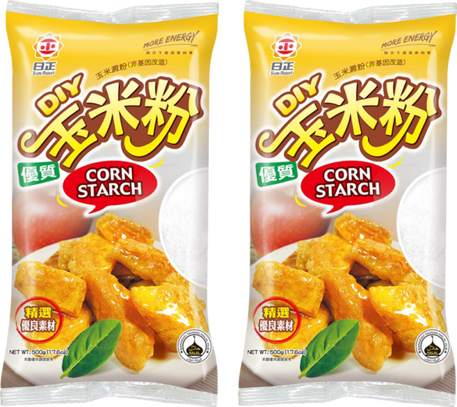 日正食品 玉米粉, 500g, 2包