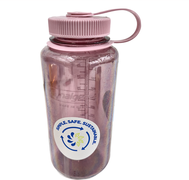 nalgene Sustain永續系列 寬嘴水壺, 櫻花, 1L, 1個