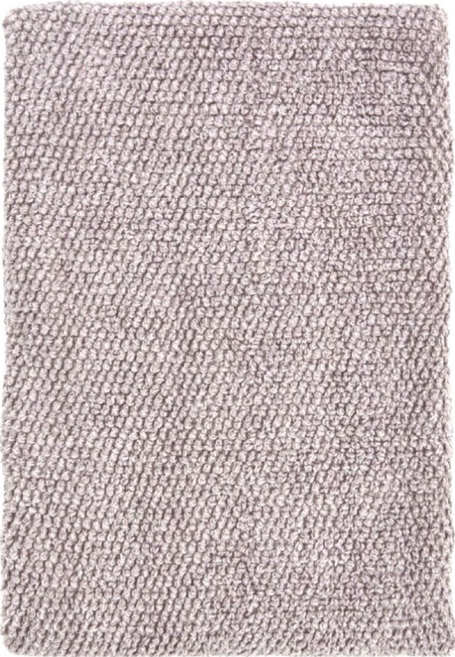 HOLA 和樂家居 查莉雙色紗竹纖維混紡風格毛巾 80 x 40 x 0.4cm 176g, 灰色, 1個